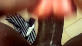 Sneak peek of BBC toy penetrating tight white pussy in dorm