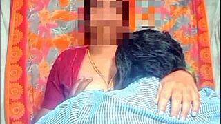 Indian Teacher Kissing Student in Private