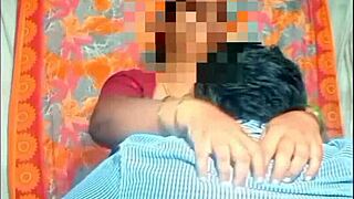 Indian Teacher Kissing Student in Private