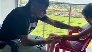 Watching the View, My Stepsister Gets Eager for My Big Cock. Full Story of Blonde Latina Domination.