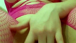 cute girl in sexy lingerie fingering to orgasm