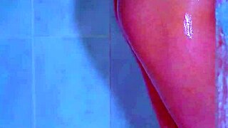 College Girls Shower Time Wet Pink Thong Reveal!