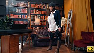 Shame4k Kinky Cowgirl Caught by Student During Wild Play