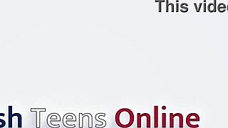 Specific Teen Student in Uniform Guides Cock Wanking Instructions