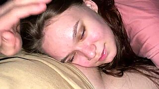 Father In Law Gives Late Night Cream To Cute Stepdaughter