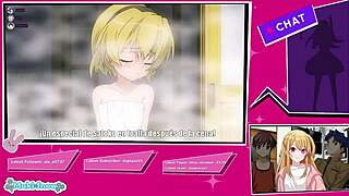 kira reacts to bukakke from horny men in the hospital. intense cumshot scene.