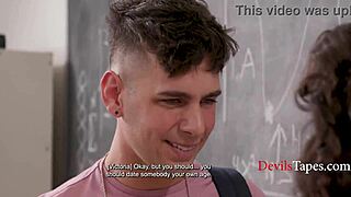 Teacher Lets Student Ass Fuck Her In The Classroom With Monster Cock