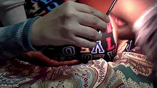 stepsister cheats on boyfriend, bangs stepbrother’s college friend with tight wet pussy