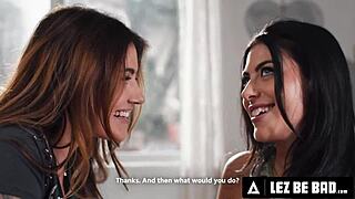 Lez Be Bad - Adria Rae Craves Gal Ritchie's Raw Pussy