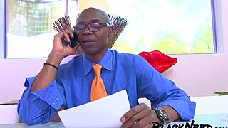 Interracial FFM Threesome Slams Two College Students Hard