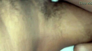 Curly school girl gets wild in Oyo hotel room action