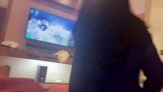 Beautiful student feels intense pleasure getting fucked after showing ass in uniform