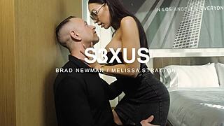 Melissa Stratton and Brad Newman in steamy vertigo scene