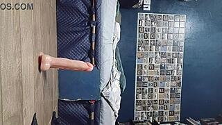 18 Year Old Girl Makes Stranger Cum, Squirting Like a Fountain on Him!