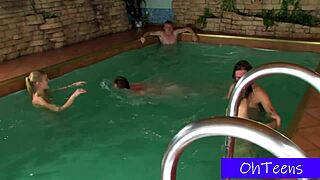 Pool Party Fun with Marushek, Gavrushek, and Friends