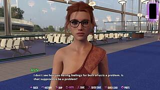 I land with the busty redhead in college kings