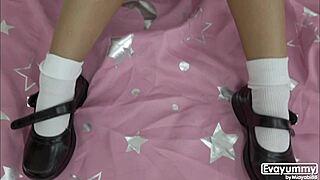 Asian Brunette Slut Takes Monster Cock in Hardcore Cumshot Scene. Hairless Whore Gets Pounded Relentlessly.