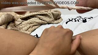 Tired of loneliness, I bang my tight horny pussy hard!