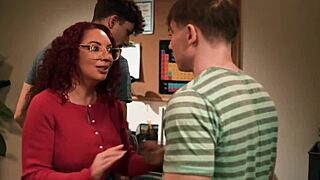 No Choice But to FUCK US! Wild Threesome with Big Cock and Deepthroat!