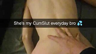 cheating milf Richelle Rose gets pounded daily on Snapchat in rough doggy style.