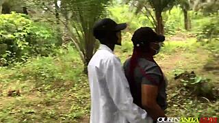 doctor and science student caught fucking hard in public bush