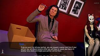 kate 27 feels excited in her leather costume and stockings for outdoor striptease