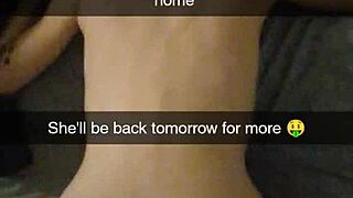 cheating milf Richelle Rose gets pounded daily on Snapchat in rough doggy style.