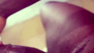 Huge Black Dick Creams Throat