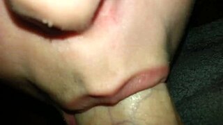 18 Year Old Teen Sucks Cock and Gets Sticky Cumshot.
