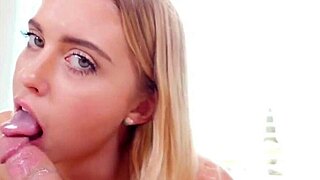 Blonde Cutie Sucks Candy In Pov Video
