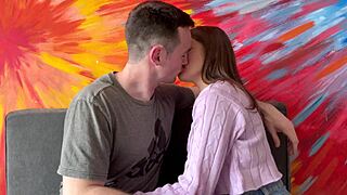 guide on how to kiss pretty colombian brunette