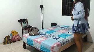 Student and Whore at Only 18 With Sexy Natural Tits!