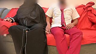 Muslim lady teacher messing with student’s rod 😜