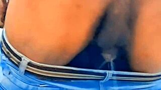 Small cock sissy slapped and pissed on in outdoor exotic compilation