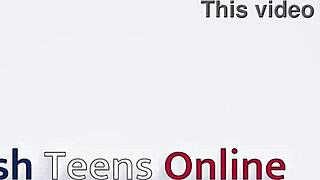 British 18 Year Old Student Gets Eaten By Her Teacher Then Swallows His Cum