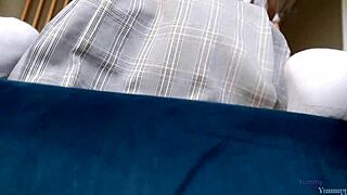 Cute Latina student drilled hard by teacher for misbehavior