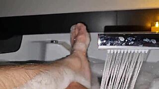 Wanna Join Me for a Hot Jerk in the Jacuzzi with Relaxing Music? PLAY WITH MY FOAMY COCK!