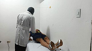 I'm such a kinky doctor, stroking my cock hard in the hospital office while at work. Pure thrill!