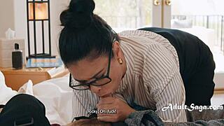 Damn, Dana Vespoli and Ricky Spanish! Shy Teacher Rides Cowgirl Despite Irritation!