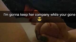 Cheating breed whore wife fucked on snapchat