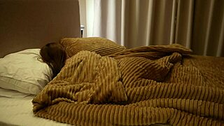 Amateur Student Couple Enjoys Gentle Evening Together