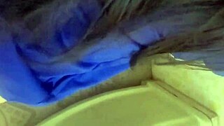 filming my mexican student girlfriend in quick bathroom bang