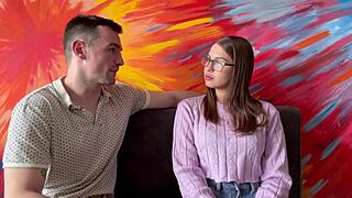 I'm a Latina College Student with Glasses, Banging Professor for English Class Pass