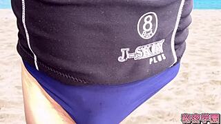 i borrow lifesaver uniform for secret masturbation