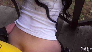 Gifted Slut Black Lynn Craves Risky Public Quickies with Cum