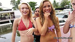 Nasty college amateurs throw a wild party with hardcore action!