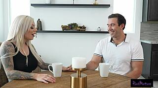 Blonde Jiu Jitsu Milf Craves Student's Fat Cock in Wet Action