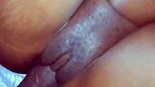 big ass girlfriend loves missionary creampie with monster cock