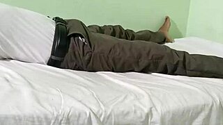 When husband’s away, wife teases brother-in-law with homemade fun