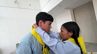 I’m out camping, diving deep into Latina teen Emma’s wet folds one-on-one.